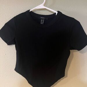 Forever 21 Black Short Sleeve